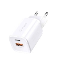 Мережевий зарядний пристрій CHAROME C11 Pure PD+QC 3.0 30W Charger  White