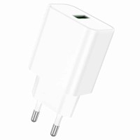 Мережевий зарядний пристрій BOROFONE BA72A Spring single port QC3.0 charger White