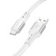 Кабель BOROFONE BX88 Solid silicone charging data cable for Type-C White
