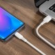 Кабель BOROFONE BX47 USB to Type-C, 3A, 1m, PVC, PVC connectors, White