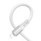 Кабель BOROFONE BX88 Solid silicone charging data cable for iP White