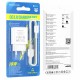 Мережевий зарядний пристрій BOROFONE BA72A Spring single port QC3.0 charger set(Micro) White