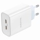 Мережевий зарядний пристрій BOROFONE BA73A Young PD35W dual port(2C) charger White