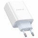 Мережевий зарядний пристрій BOROFONE BA73A Young PD35W dual port(2C) charger White