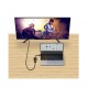 Перехідник Baseus Lite Series Adapter  HDMI to VGA Black