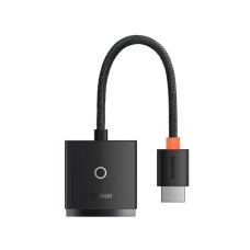 Перехідник Baseus Lite Series Adapter  HDMI to VGA Black