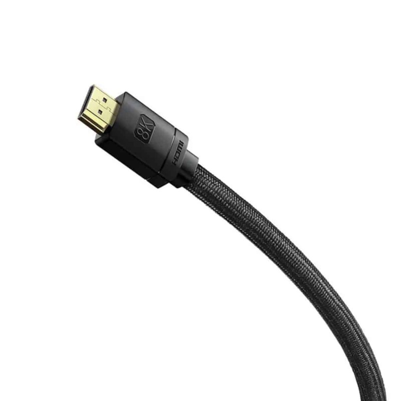 Кабель Baseus High Definition Series HDMI 8K to HDMI 8K Adapter Cable(Zinc alloy) 1m Black