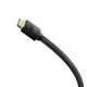 Кабель Baseus High Definition Series HDMI 8K to HDMI 8K Adapter Cable(Zinc alloy) 1m Black