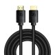 Кабель Baseus High Definition Series HDMI 8K to HDMI 8K Adapter Cable(Zinc alloy) 1m Black