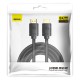 Кабель Baseus High Definition Series HDMI 8K to HDMI 8K Adapter Cable(Zinc alloy) 1m Black
