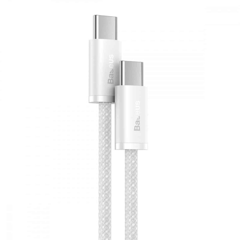 Кабель Baseus Dynamic Series Fast Charging Data Cable Type-C to Type-C 100W 2m White