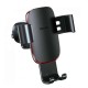 Тримач для мобiльного Baseus Metal AgeⅡ Gravity Car Mount (Round Air Vent Version) Black