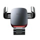 Тримач для мобiльного Baseus Metal AgeⅡ Gravity Car Mount (Round Air Vent Version) Black