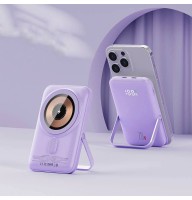 Повербанк Q15 10000 mAh 20W (MagSafe) - Фіолетовий