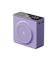 Повербанк Q7 20000 mAh з MagSafe - Фіолетовий
