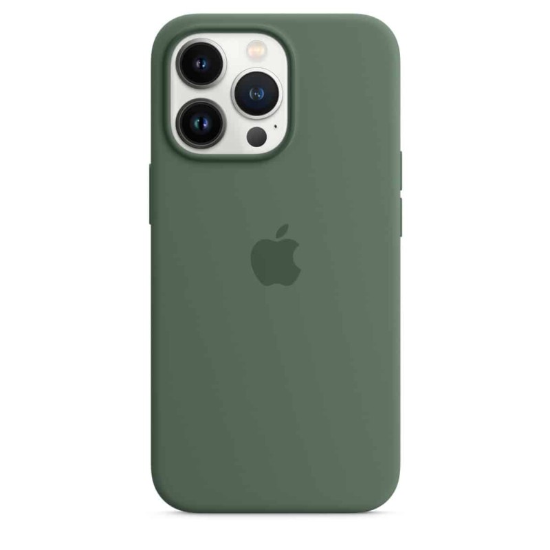 Силіконовий чохол для iPhone з підтримкою Magsafe зелений