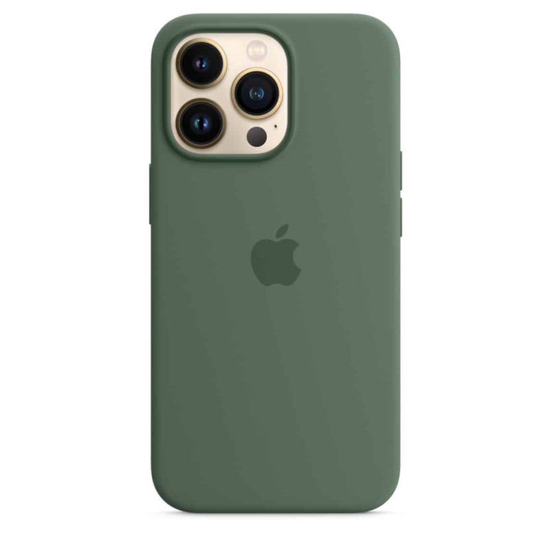 Силіконовий чохол для iPhone з підтримкою Magsafe зелений
