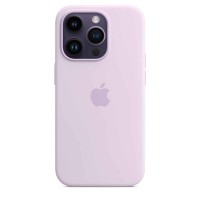 Силіконовий чохол для iPhone з підтримкою Magsafe ліловий - iPhone 14