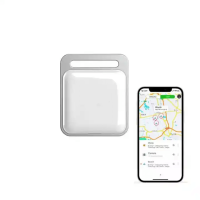 GPS Трекер, FindMy Tag, квадратний (Android, Apple) - Білий