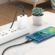 Кабель BOROFONE BU32 Type-C to Type-C 5A, 100W, 1.2m,  nylon, aluminum connectors, digital display, Black