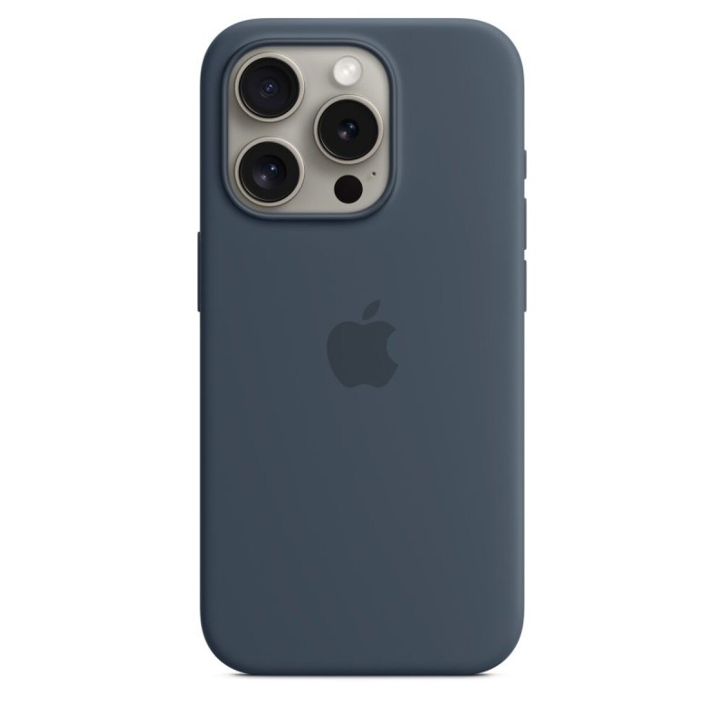 Чохол для смартфона Silicone Full Case AAA MagSafe IC for iPhone 15 Pro Max Storm Blue