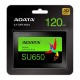 SSD ADATA Ultimate SU650 120GB 2.5" SATA III 3D NAND TLC (56009)