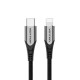Кабель Vention USB 2.0 C to Lightning Cable 1M Gray Aluminum Alloy Type (TACHF)