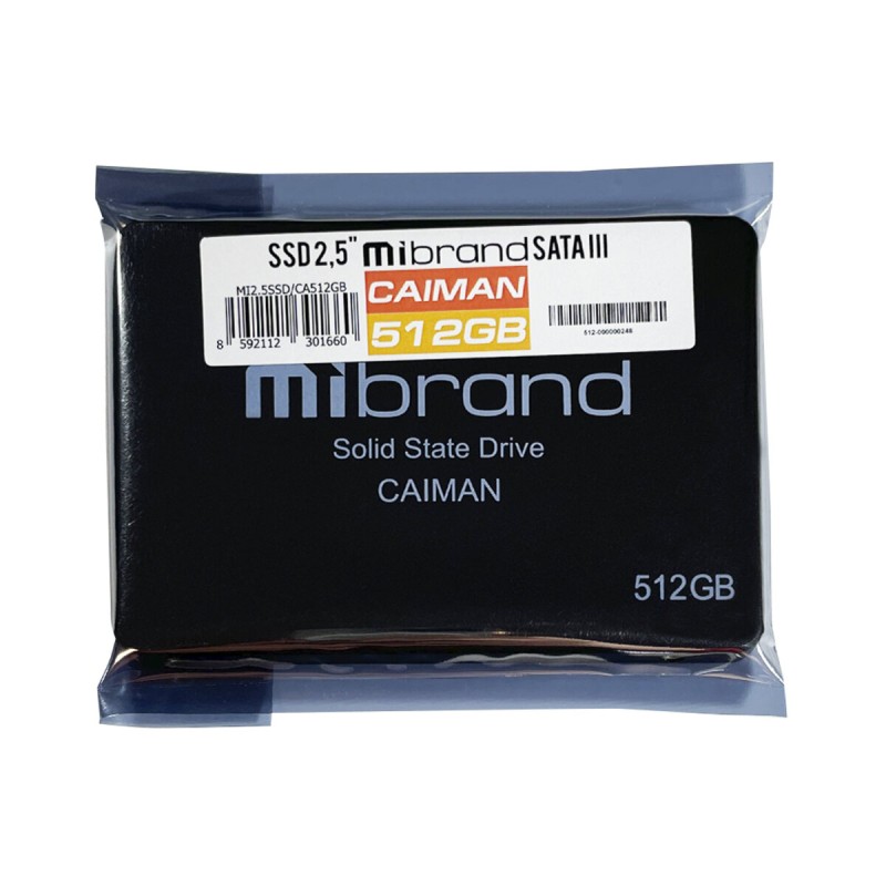 SSD Mibrand Caiman 512GB 2.5" 7mm SATAIII Bulk
