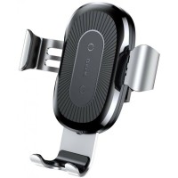 Тримач для мобiльного з БЗП Baseus Wireless Charger Holder Silver