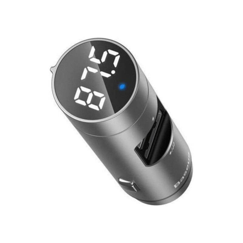 АЗП з FM-модулятором Baseus Energy Wireless MP3 Charger Silver