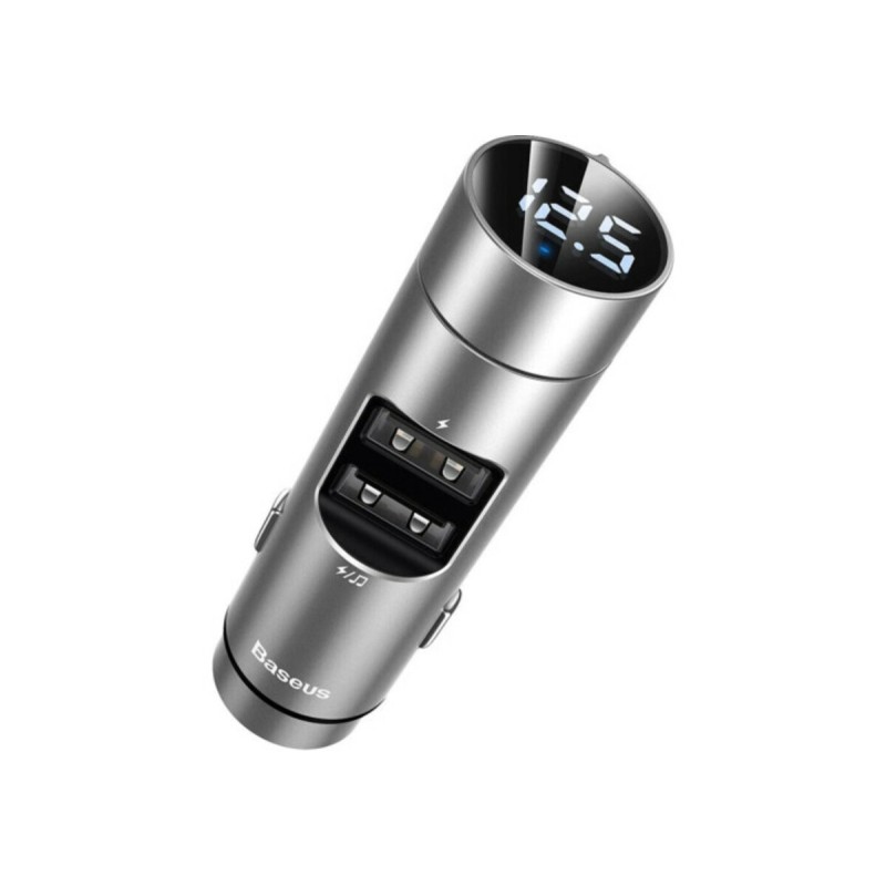 АЗП з FM-модулятором Baseus Energy Wireless MP3 Charger Silver
