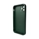Чохол для смартфона AG Glass Matt Frame Color MagSafe Logo for Apple iPhone 11 Cangling Green