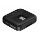 USB-Hub Baseus Fully folded portable 4-in-1 USB HUB  Black
