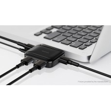 USB-Hub Baseus Fully folded portable 4-in-1 USB HUB  Black