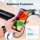 Кабель Vention Cotton Braided USB 2.0 A Male to C Male 3A Cable 2M Gray Aluminum Alloy Type (CODHH)