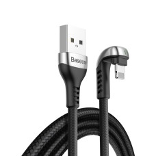 Кабель Baseus U-shaped Lamp Mobile Game Cable USB For iP 2.4A 1m Black