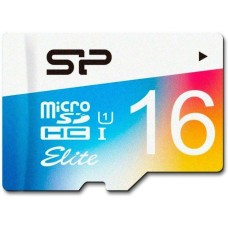 microSDHC (UHS-1) SiliconPower Elite Color 16Gb class 10