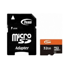 microSDHC (UHS-1) Team 32Gb class 10 (adapter SD)