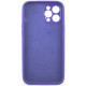Чохол для смартфона Silicone Full Case AA Camera Protect for Apple iPhone 12 Pro Max 22,Dark Purple