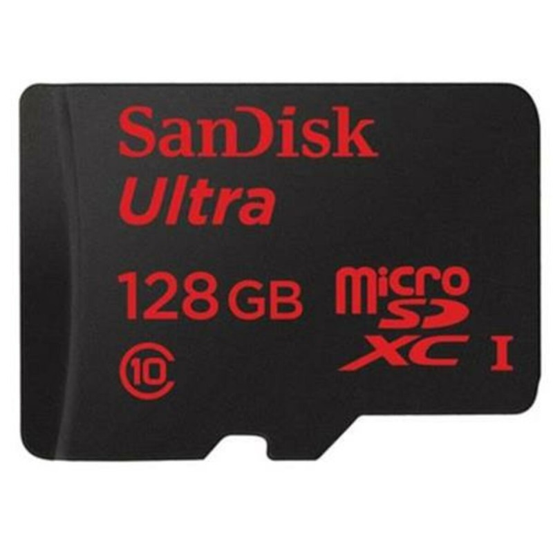 microSDXC (UHS-1) SanDisk Ultra 128Gb class 10 (80Mb/s, 533x) (adapter SD)