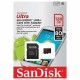 microSDXC (UHS-1) SanDisk Ultra 128Gb class 10 (80Mb/s, 533x) (adapter SD)