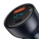 АЗП Baseus Particular Digital Display QC+PPS Dual Quick Charger Car Charger 65W Dark Gray
