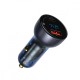 АЗП Baseus Particular Digital Display QC+PPS Dual Quick Charger Car Charger 65W Dark Gray