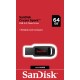 Flash SanDisk USB 2.0 Cruzer Spark 64Gb Black/Red