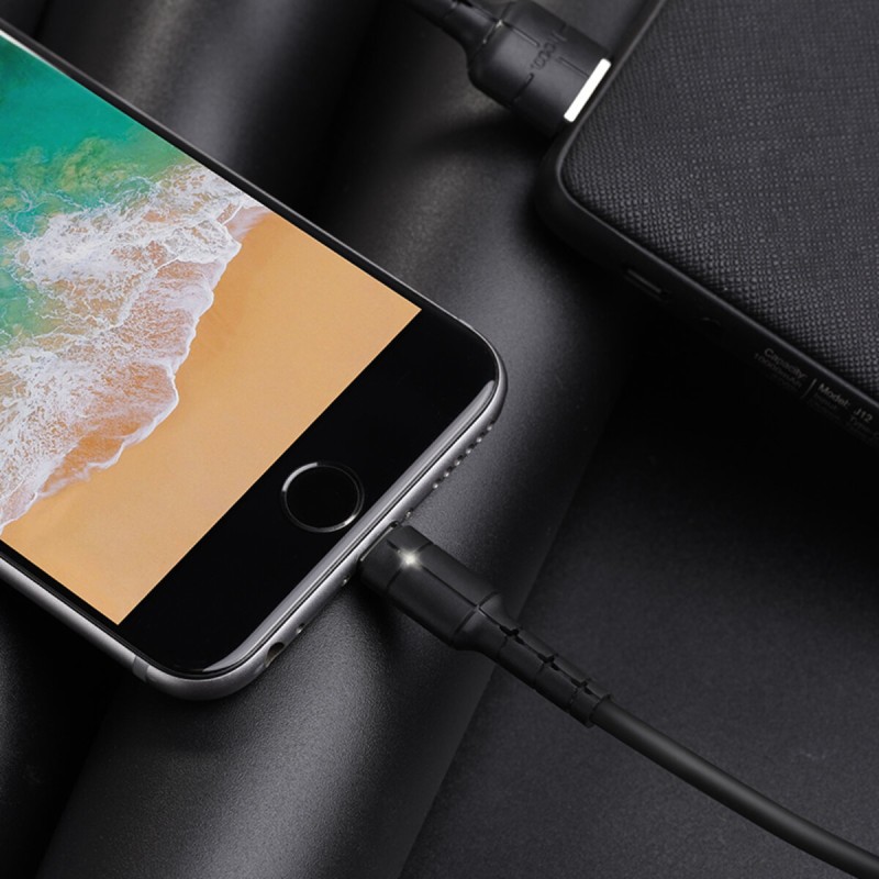 Кабель HOCO X30 Star Charging data cable for iP Black