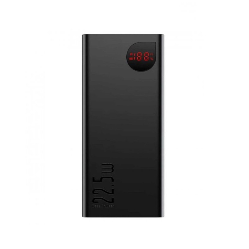 Зовнішній акумулятор Baseus Adaman Metal Digital Display Quick Charge Power Bank 20000mAh 22.5W (2021 Editon) Black