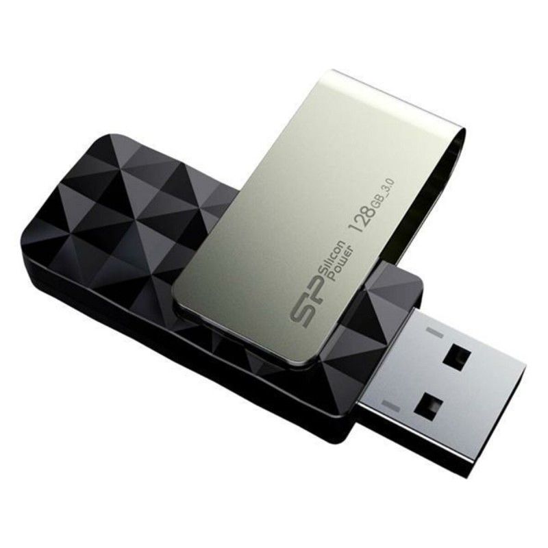 Flash SiliconPower USB 3.0 Blaze B30 128Gb Black