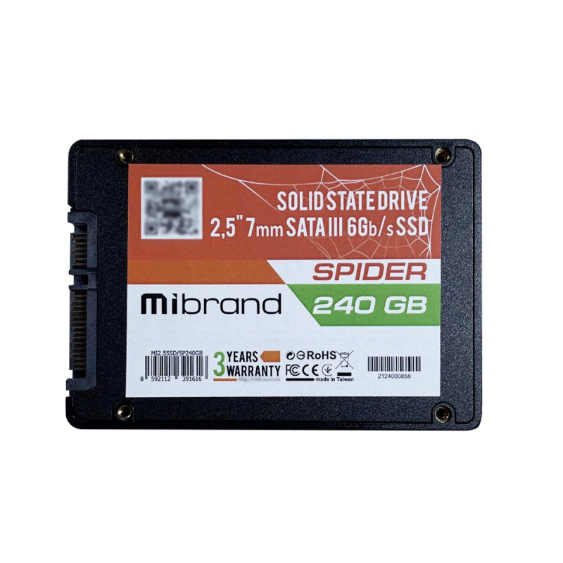 SSD Mibrand Spider 240GB 2.5" 7mm SATAIII Bulk