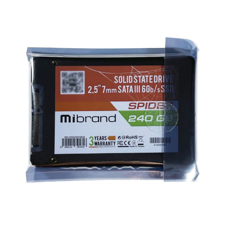 SSD Mibrand Spider 240GB 2.5" 7mm SATAIII Bulk