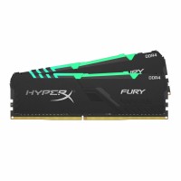 DDR4 Kingston RGB HyperX FURY 32GB (Kit of 2x16384) 3000MHz CL15 Black DIMM